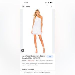 White Cosmo Summer Dress